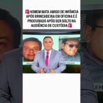 HOMEM MATA AMIGO DE INFÂNCIA APÓS BRINCADEIRA..