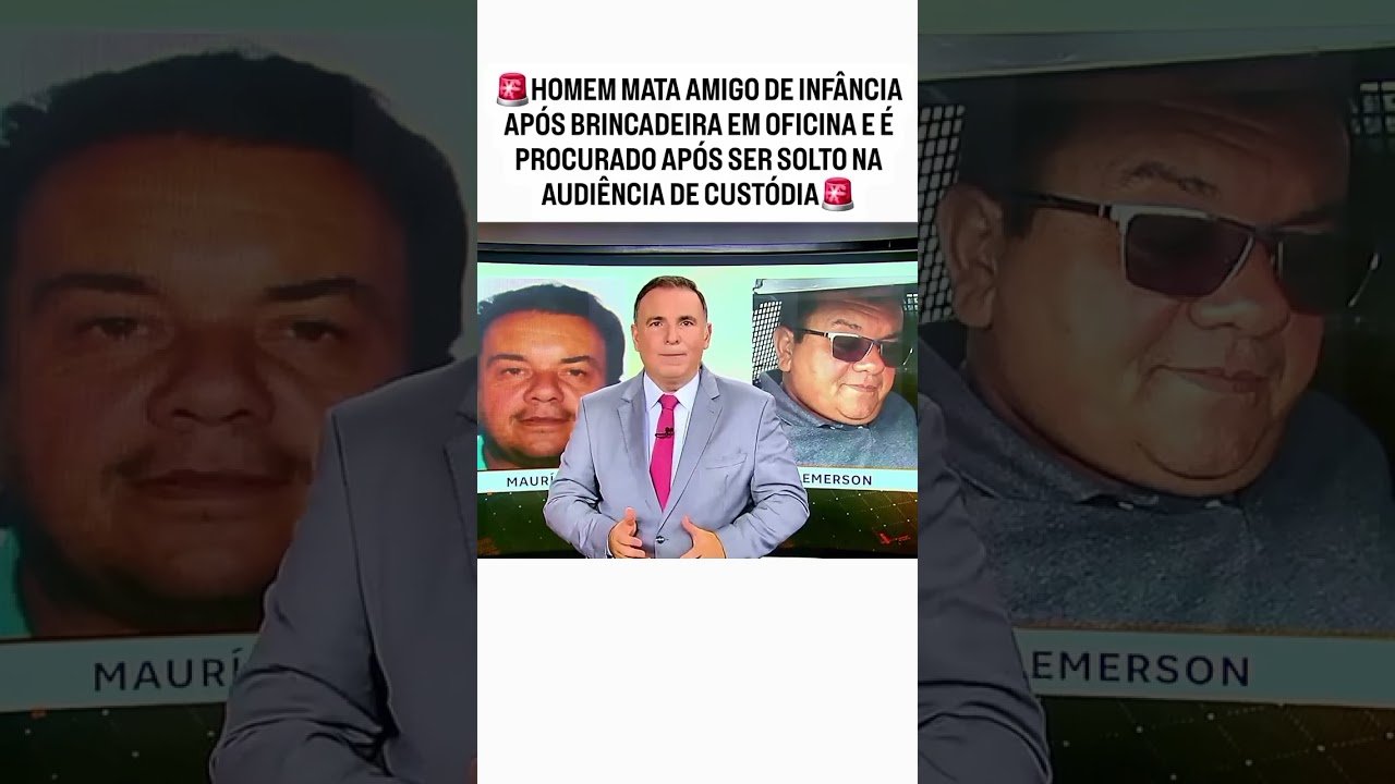 HOMEM MATA AMIGO DE INFÂNCIA APÓS BRINCADEIRA..