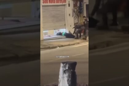 POLICIAL METE BALA EM ASSALTANT QUE FAZIA FUNCIONÁRIOS DE FARMA REFÉNS EM SÃO PAULO
