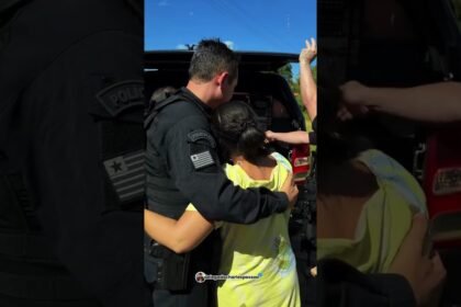 Mãe chora abraçada com delegado após filho ser preso por envolvimento com facção criminosa no Piauí ! 💔😭