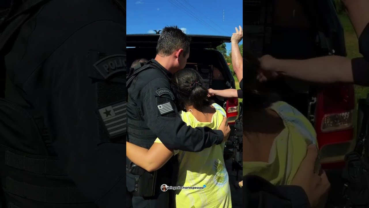 Mãe chora abraçada com delegado após filho ser preso por envolvimento com facção criminosa no Piauí ! 💔😭