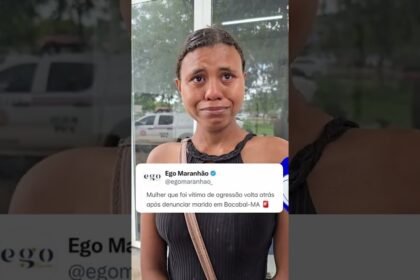 APÓS SER ESPANCADA PELO MARIDO, ELIETE VAI A DELEGACIA TIRAR A QUEIXA PARA SOLTAR O AGRESSOR.