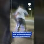 Mulher é agredida com socos e chutes por motorista de ônibus após brigsi ansito em BH