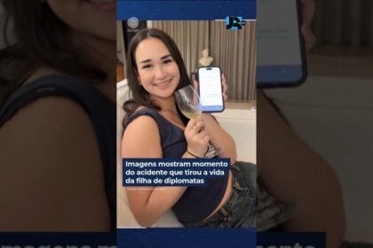 Câmeras de segurança registraram momento que filha de diplomatas morre em gravíssimo acidente !