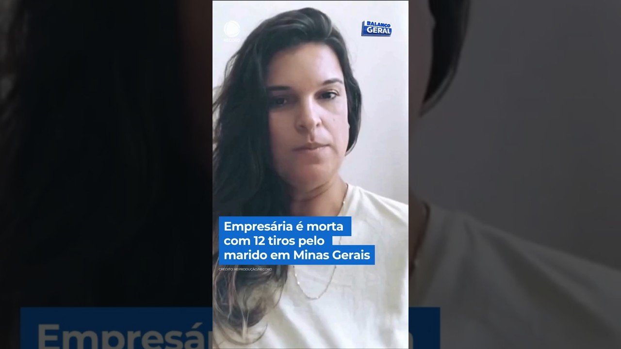 Empresária é morta com 12 tiros pelo marido em Minas Gerais
