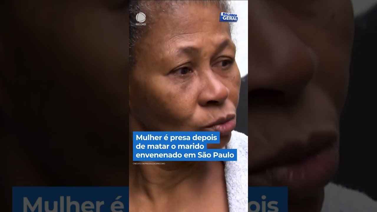 Mulher é presa depois de matar o marido envenenado em São Paulo