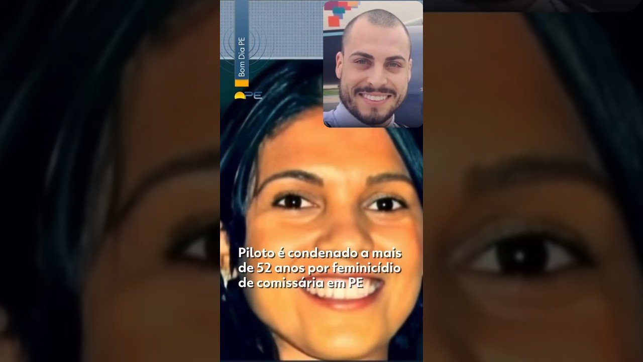 Piloto de avião é condenado a mais de 52 anos de prisão, por mandar matar comissária de bordo ! 💔😭