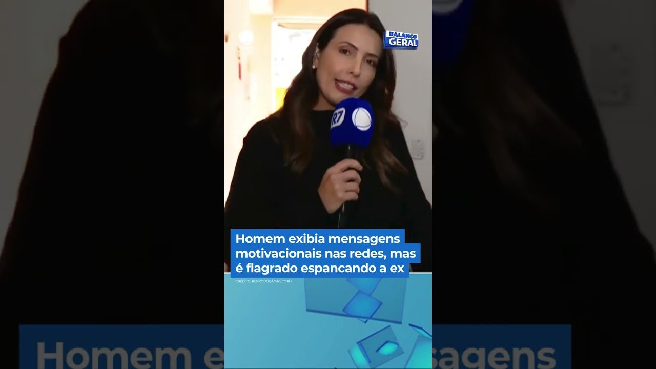 Homem exibia mensagens motivacionais nas redes, m 0 é flagrado espancando a ex-mulher