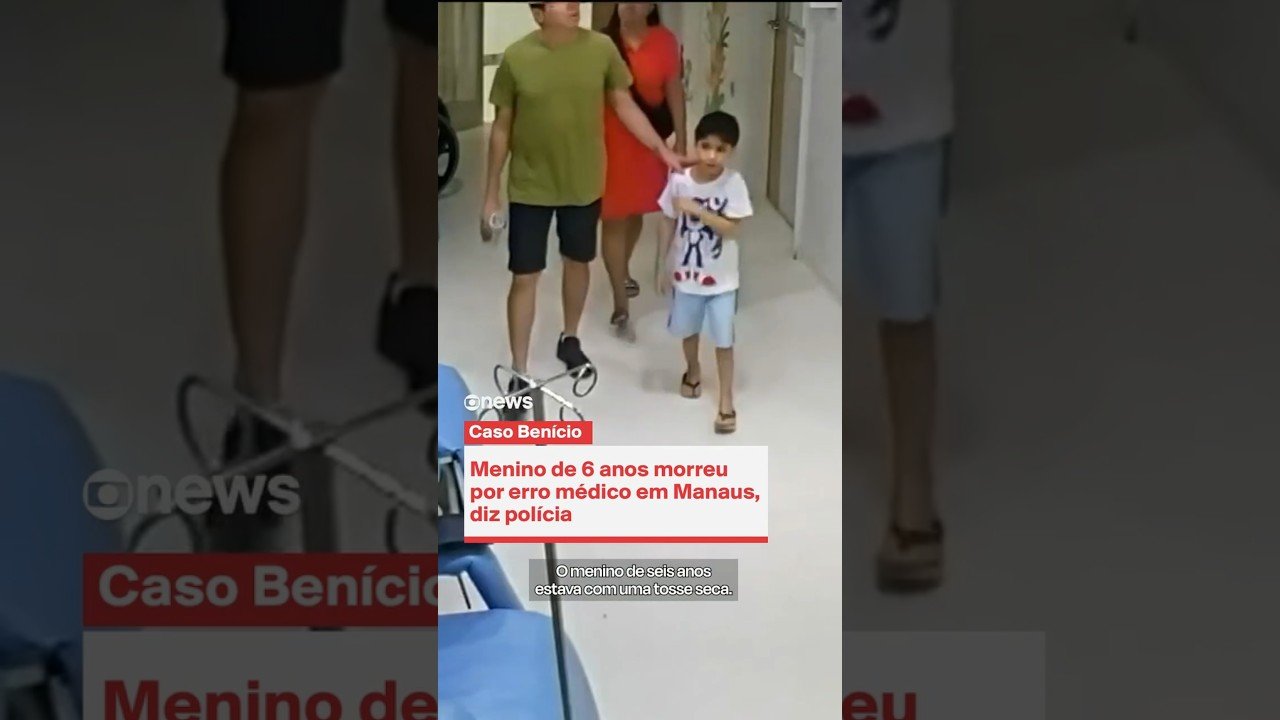 Benício de seis anos morreu vítima de erro médico afirma polícia civil ! 💔