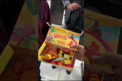 Nunca coma nada oferecido por estranhos !