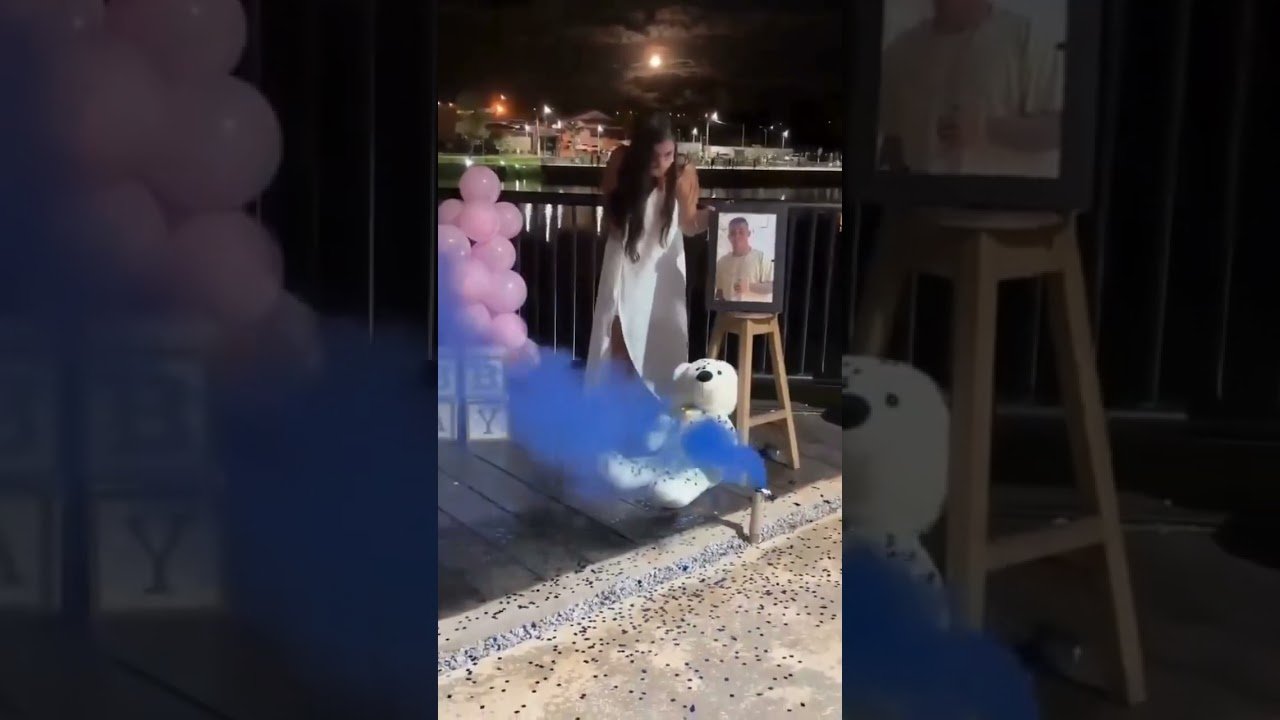 Grávida faz chá revelação e homenageia namorado que morreu antes de saber que seria pai