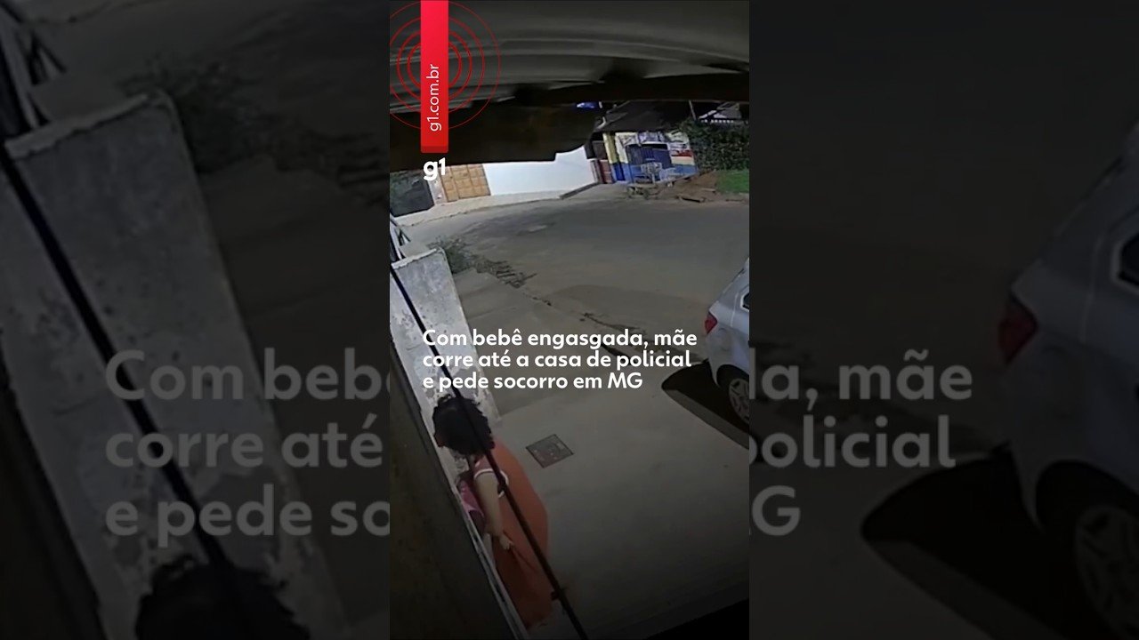 Com bebê engasgada, mãe corre até a casa de policial Goate e pede socorro em MG