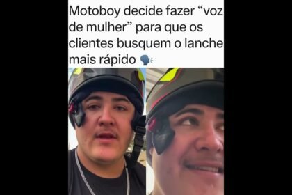 estratégia desse motoboy é amelhor!😅