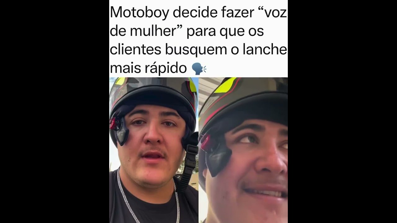 estratégia desse motoboy é amelhor!😅
