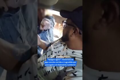 Apague agora”: motorista de app cancela corrida e é agredido por passageira em Balneário Camboriu