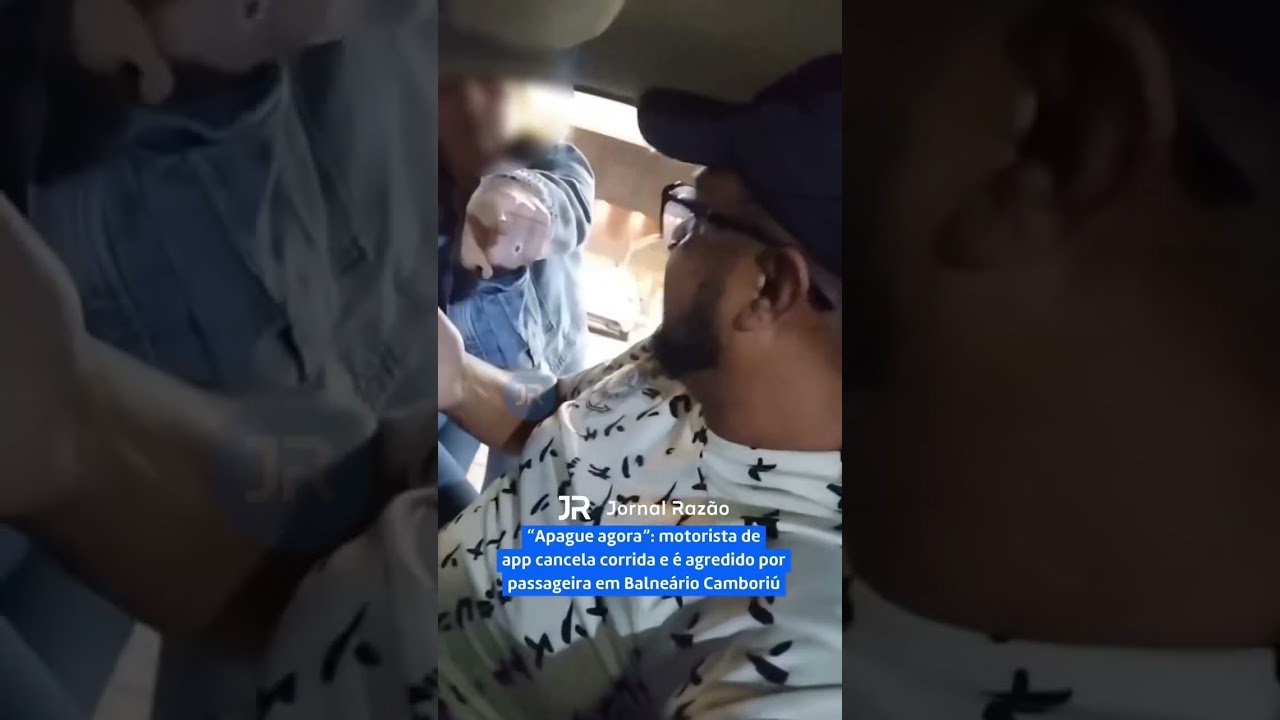 Apague agora”: motorista de app cancela corrida e é agredido por passageira em Balneário Camboriu