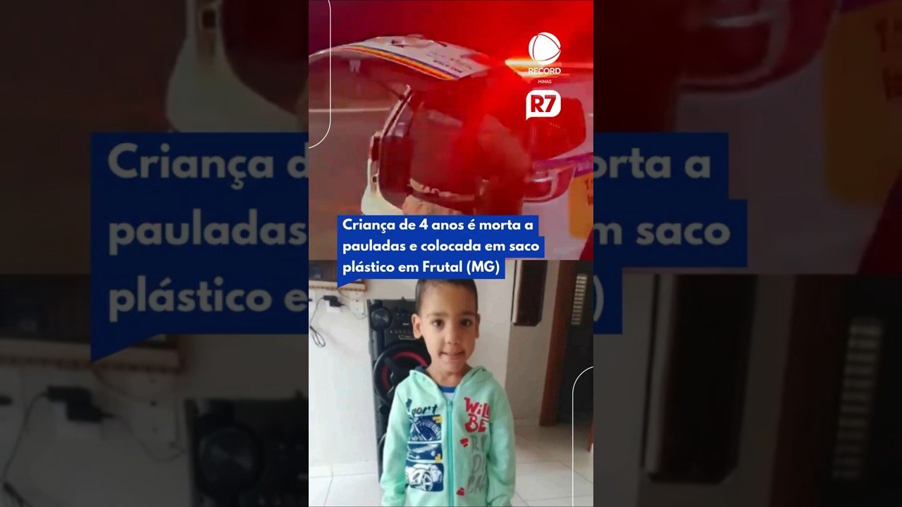 Criança de 4 anos é morta a pauladas e colocada em saco plástico em Frutal (MG)