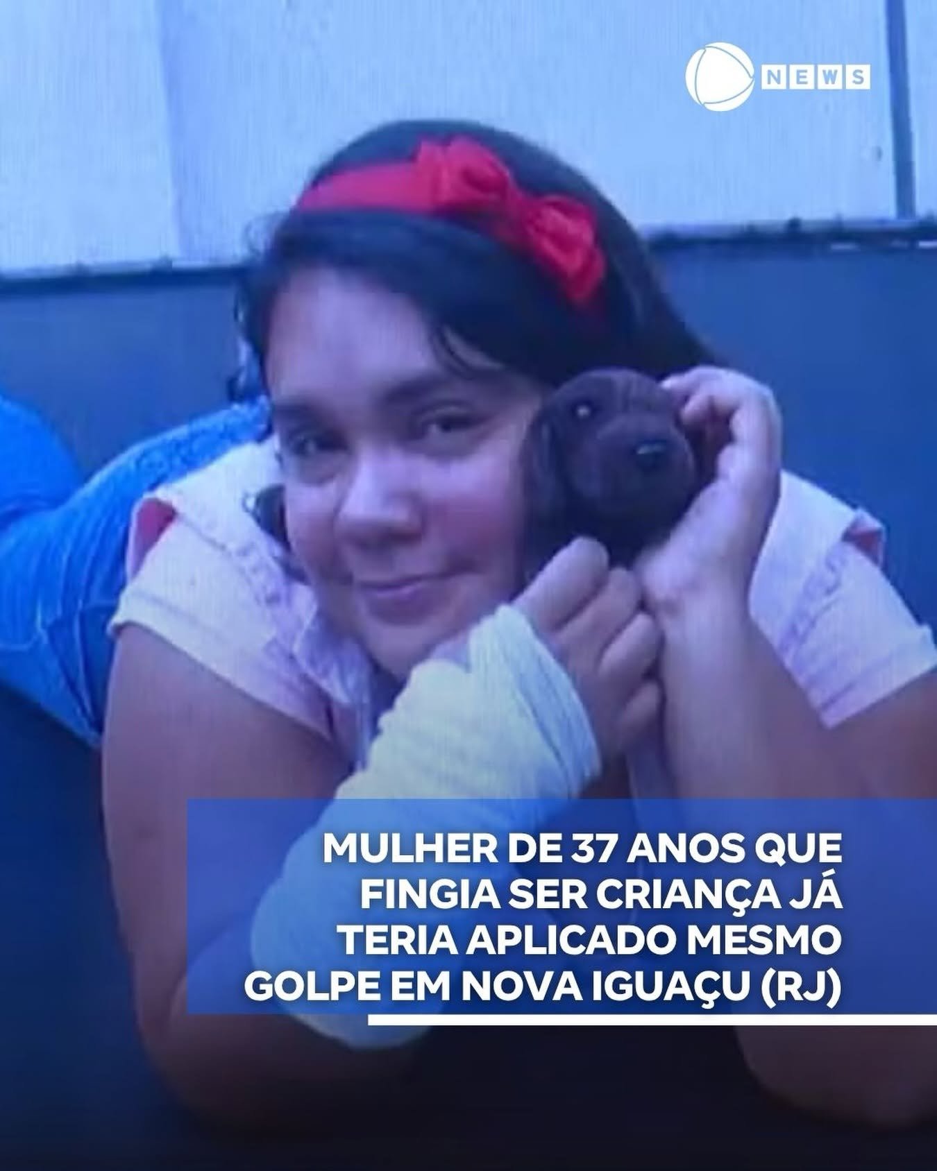 MULHER DE 37 ANOS QUE FINGIA SER CRIANÇA JÁ TERIA APLICADO MESMO GOLPE EM NOVA IGUAÇU (RJ)