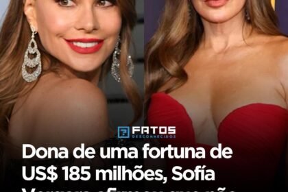 Dona de uma fortuna de US$ 185 milhões, Sofía Vergara afirmou que não namora ninguém que ganhe menos do que ela Dona de uma fortuna de US$ 185 milhões, Sofía Vergara afirmou que não namora ninguém que ganhe menos do que ela