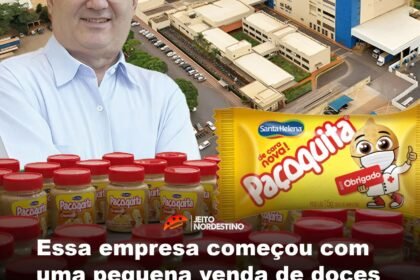 Essa empresa começou com uma pequena venda de doces em uma estrutura familiar, e hoje vende mais de 1 milhão de paçocas por dia