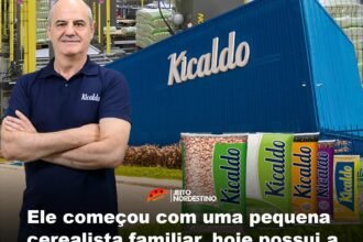Ele começou com uma pequena cerealista familiar, hoje possui a indústria de grãos e feijão mais automatizada do país, líder no mercado de feijão no Brasil Ele começou com uma pequena cerealista familiar, hoje possui a indústria de grãos e feijão mais automatizada do país, líder no mercado de feijão no Brasil