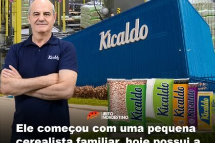 Ele começou com uma pequena cerealista familiar, hoje possui a indústria de grãos e feijão mais automatizada do país, líder no mercado de feijão no Brasil Ele começou com uma pequena cerealista familiar, hoje possui a indústria de grãos e feijão mais automatizada do país, líder no mercado de feijão no Brasil