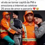 Gari que levava livros encontrados no lixo para ajudar a esposa a estudar vê ela se tornar capitã da PM e emociona a internet ao celebrar 25 anos de amor e parceria Gari que levava livros encontrados no lixo para ajudar a esposa a estudar vê ela se tornar capitã da PM e emociona a internet ao celebrar 25 anos de amor e parceria