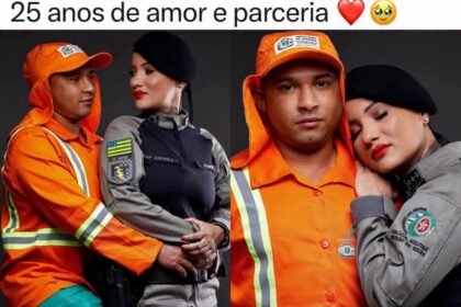 Gari que levava livros encontrados no lixo para ajudar a esposa a estudar vê ela se tornar capitã da PM e emociona a internet ao celebrar 25 anos de amor e parceria Gari que levava livros encontrados no lixo para ajudar a esposa a estudar vê ela se tornar capitã da PM e emociona a internet ao celebrar 25 anos de amor e parceria