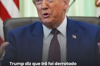 Trump diz que Irã foi derrotado militarmente e atribui sobrevivência de Israel à sua gestão Trump diz que Irã foi derrotado militarmente e atribui sobrevivência de Israel à sua gestão