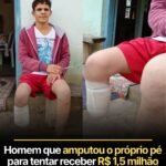 Homem que amputou o próprio pé para tentar receber R$ 1,5 milhão em seguros é condenado na Bahia Homem que amputou o próprio pé para tentar receber R$ 1,5 milhão em seguros é condenado na Bahia