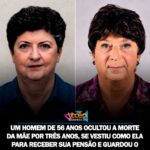 UM HOMEM DE 56 ANOS OCULTOU A MORTE DA MÃE POR TRÊS ANOS, SE VESTIU COMO ELA PARA RECEBER SUA PENSÃO E GUARDOU O CORPO MUMIFICADO EM UM SACO DE DORMIR NA LAVANDERIA.