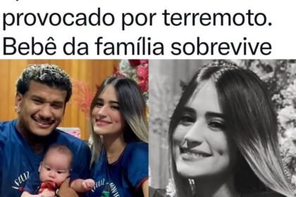 QUE TRAGÉDIA! Esposa dejogador venezuelano morre após desabamento provocado por terremoto. Bebê da família sobrevive