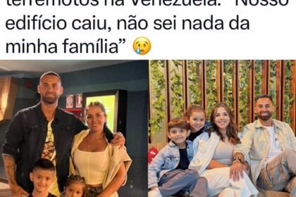 QUE TRISTEZA! Jogador de futebol diz que esposa e dois filhos estão desaparecidos após terremotos na Venezuela: “Nosso edifício caiu, não sei nada da minha família” QUE TRISTEZA! Jogador de futebol diz que esposa e dois filhos estão desaparecidos após terremotos na Venezuela: “Nosso edifício caiu, não sei nada da minha família”