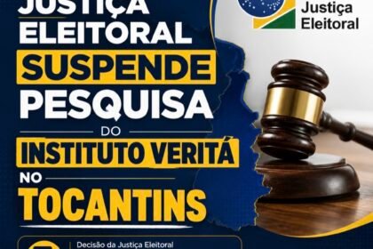 JUSTIÇA ELEITORAL SUSPENDE PESQUISA DO INSTITUTO VERITÁ APÓS APONTAMENTOS DE GRAVES INCONSISTÊNCIAS