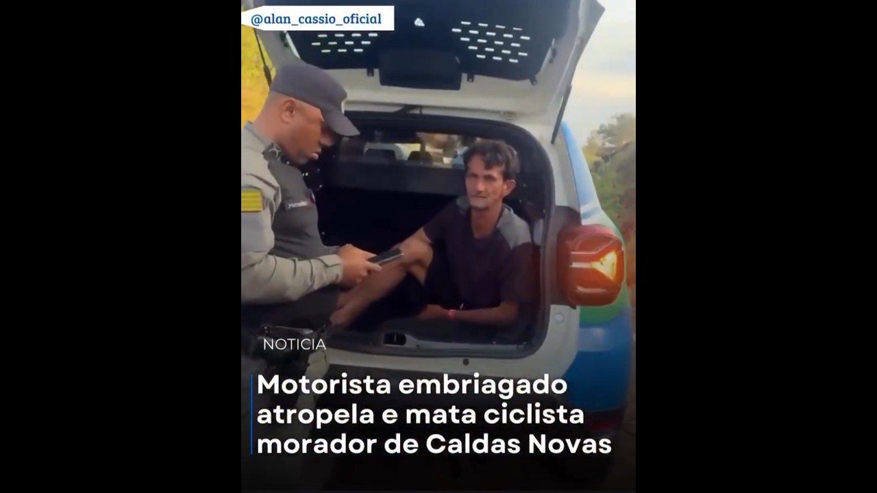 Motorista embriagado é preso após matar ciclista atropelado! Motorista embriagado é preso após matar ciclista atropelado!
