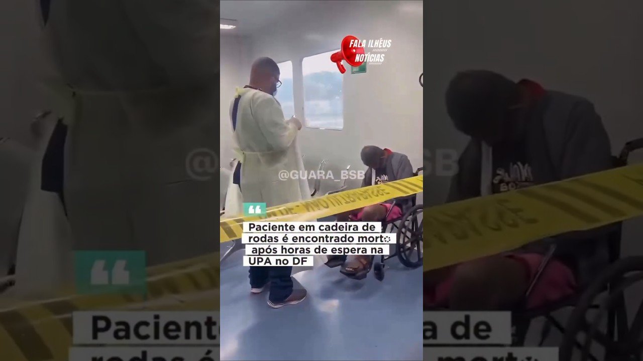 Paciente morre sentado após esperar nove horas por atendimento médico na UPA no Distrito Federal! Paciente morre sentado após esperar nove horas por atendimento médico na UPA no Distrito Federal!