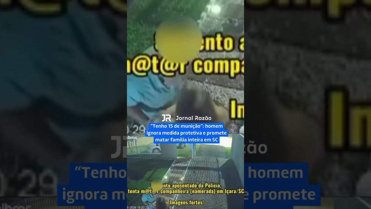Tenho 15 de munição”: homem ignora medida protetiva e prometematar família inteira em SC