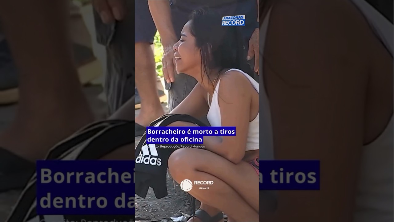 Esposa fica desesperada ao saber que marido foi executado dentro de sua borracharia em Manaus! Esposa fica desesperada ao saber que marido foi executado dentro de sua borracharia em Manaus!