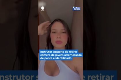 Instrutor suspeito de retirar câmera de jovem arremessada de ponte é identificado !