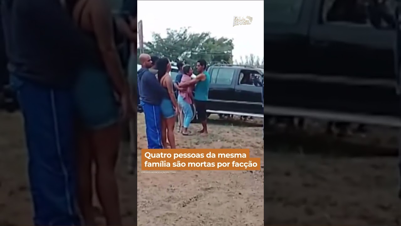 Quatro pessoas da mesma família foram mortas por facção criminosa no Espírito Santo!