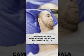 CAMINHONEIRO FALA SOBRE ACIDENTE QUE VITIMOU 16 PESSOAS DA MEMSA FAMÍLIA NA BR-116. CAMINHONEIRO FALA SOBRE ACIDENTE QUE VITIMOU 16 PESSOAS DA MEMSA FAMÍLIA NA BR-116.
