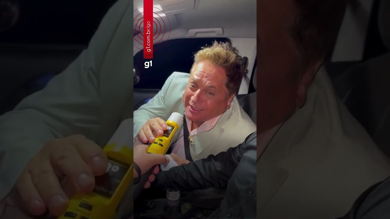 Leonardo canta para policial ao zerar teste do bafômetro, e Poliana brinca: ‘Milagre’ Leonardo canta para policial ao zerar teste do bafômetro, e Poliana brinca: ‘Milagre’