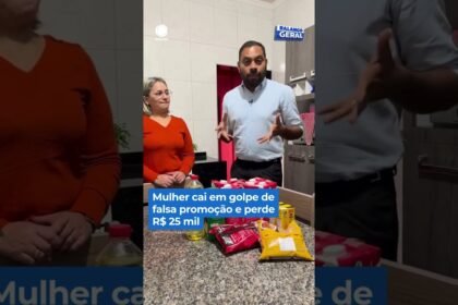 Mulher cai em golpe de falsa promoção e perde R$ 25 mil reais!