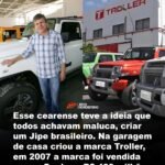 Esse cearense teve a ideia que todos achavam maluca, criar um Jipe brasileiro. Na garagem de casa criou a marca Troller, em 2007 a marca foi vendida para a Ford por R$ 400 milhões Esse cearense teve a ideia que todos achavam maluca, criar um Jipe brasileiro. Na garagem de casa criou a marca Troller, em 2007 a marca foi vendida para a Ford por R$ 400 milhões