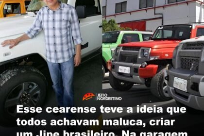 Esse cearense teve a ideia que todos achavam maluca, criar um Jipe brasileiro. Na garagem de casa criou a marca Troller, em 2007 a marca foi vendida para a Ford por R$ 400 milhões