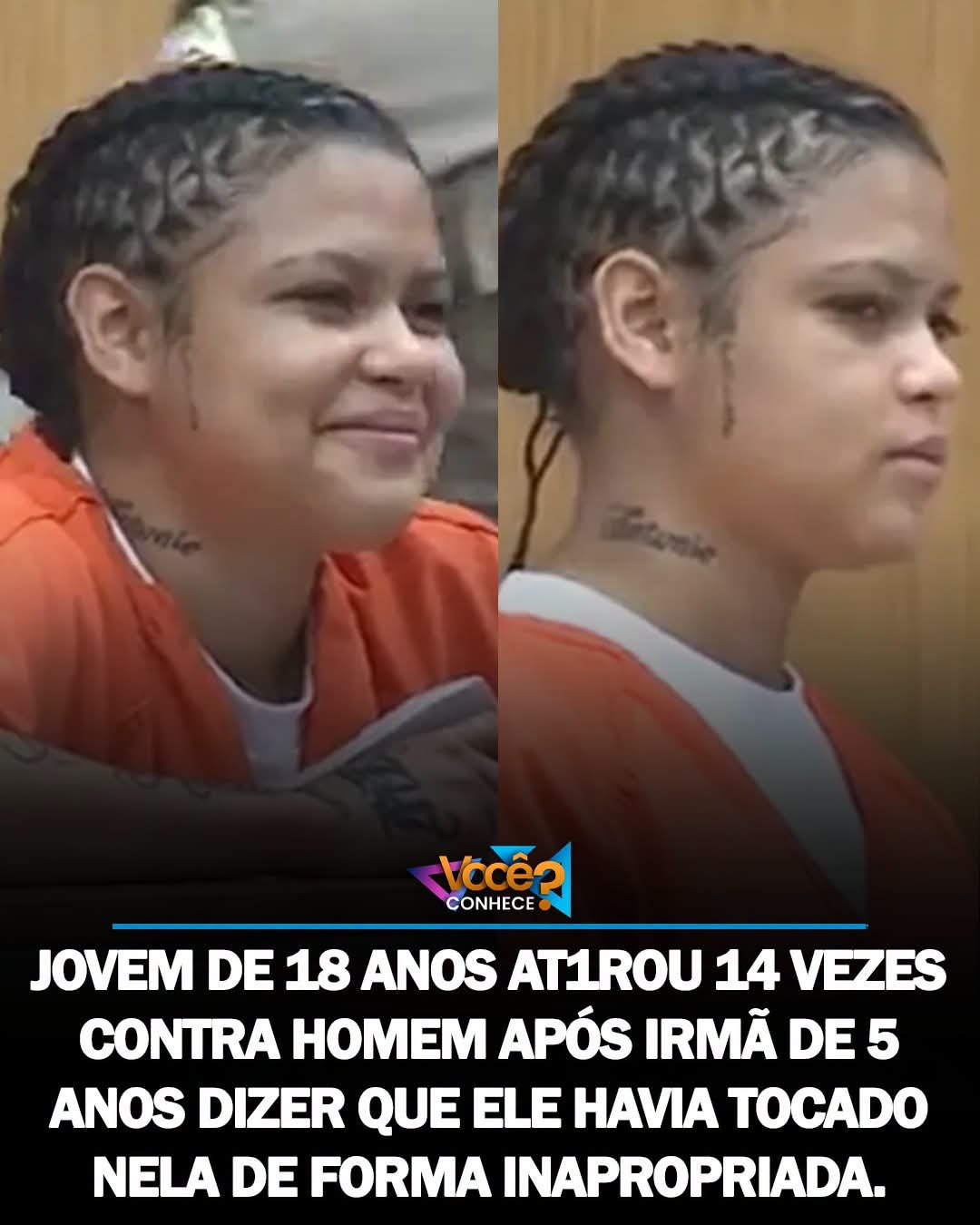 JOVEM DE 18 ANOS AT1ROU 14 VEZES CONTRA HOMEM APÓS IRMĂ DE 5 ANOS DIZER QUE ELE HAVIA TOCADO NELA DE FORMA INAPROPRIADA JOVEM DE 18 ANOS AT1ROU 14 VEZES CONTRA HOMEM APÓS IRMĂ DE 5 ANOS DIZER QUE ELE HAVIA TOCADO NELA DE FORMA INAPROPRIADA