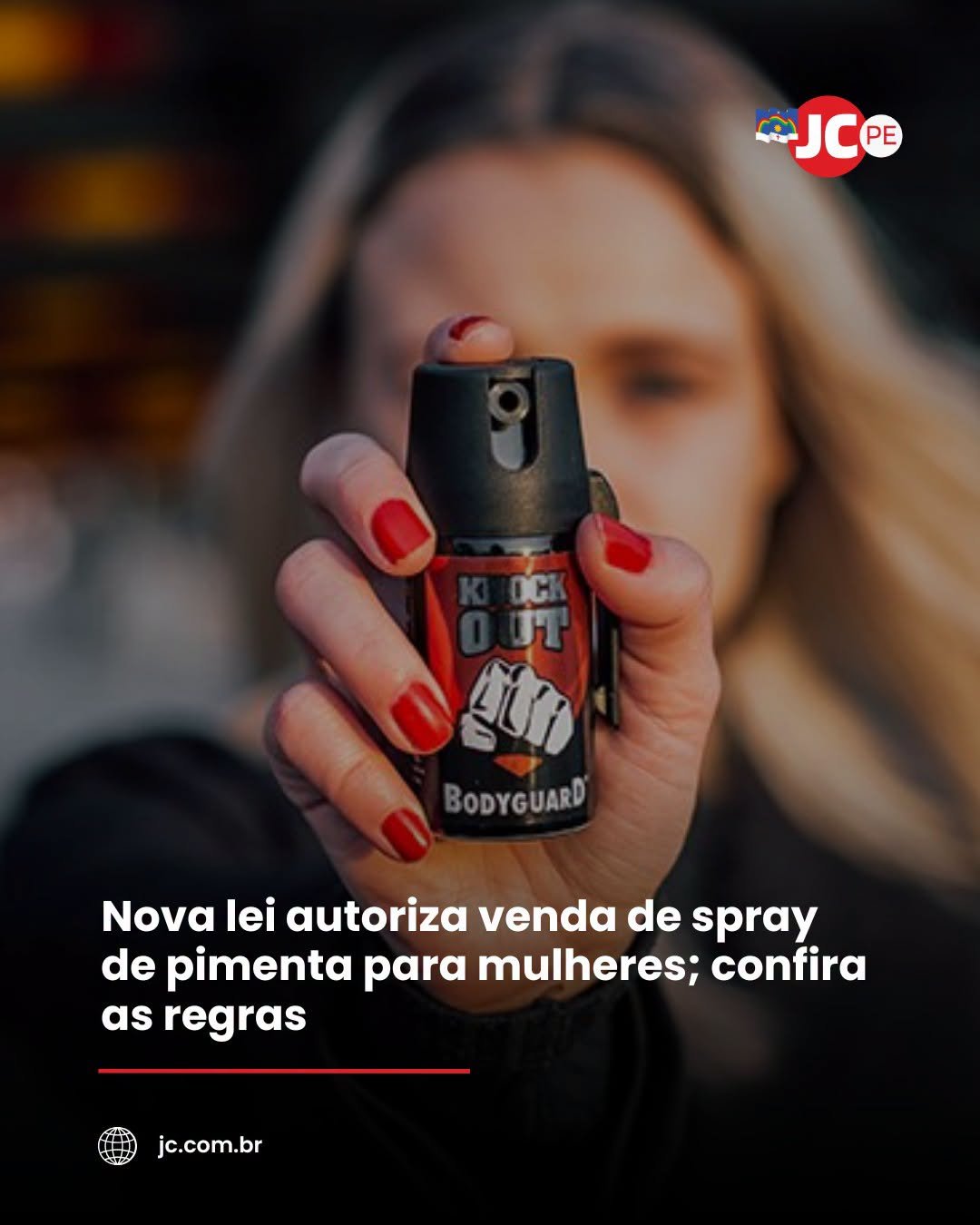 Nova lei autoriza venda de spray de pimenta para mulheres; confira as regras