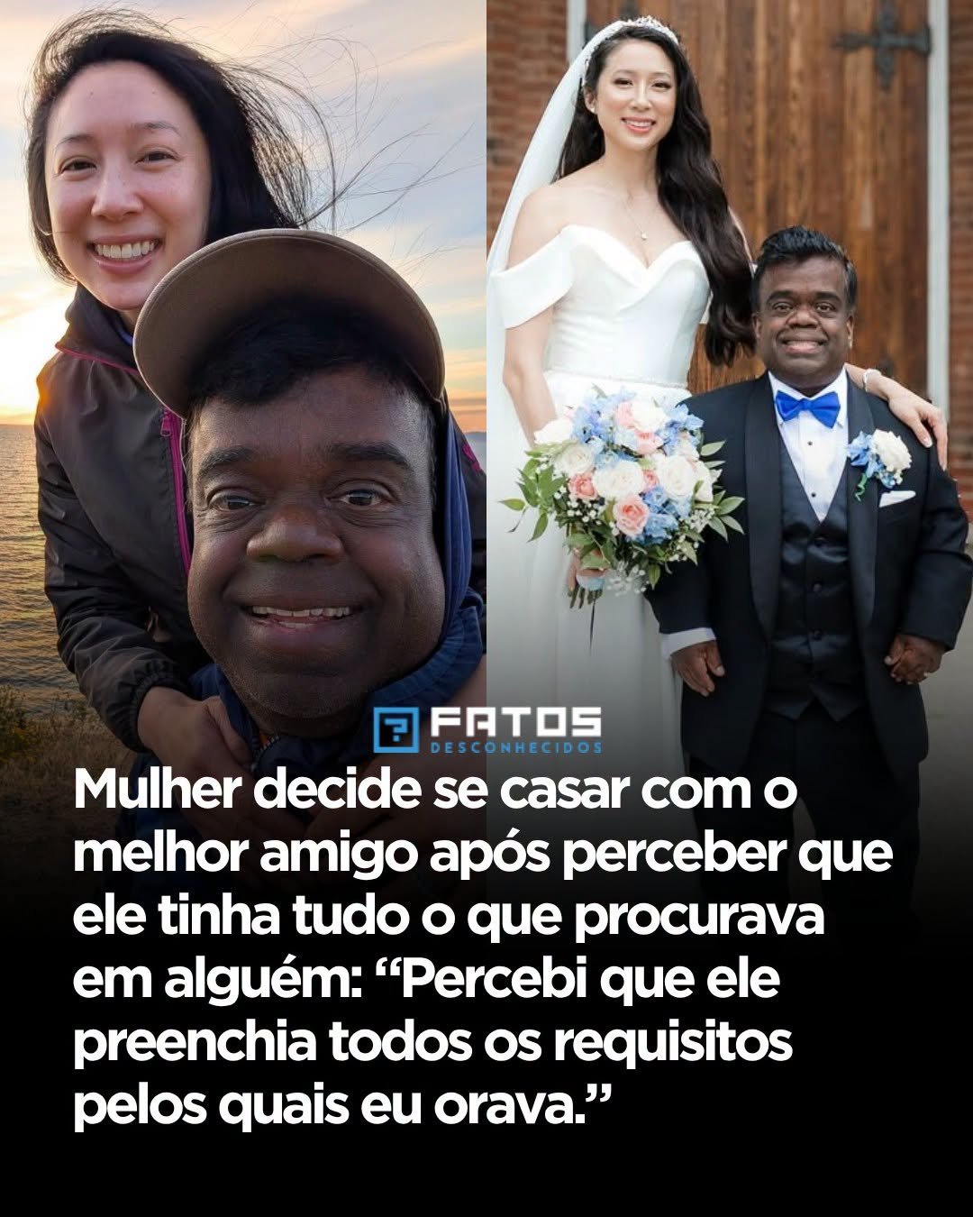 Mulher decide se casar com o melhor amigo após perceber que ele tinha tudo o que procurava em alguém: “Percebi que ele preenchia todos os requisitos pelos quais eu orava Mulher decide se casar com o melhor amigo após perceber que ele tinha tudo o que procurava em alguém: “Percebi que ele preenchia todos os requisitos pelos quais eu orava