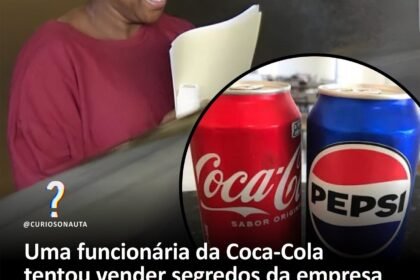 Uma funcionária da Coca-Cola tentou vender segredos da empresa para a Pepsi por 1,5 milhão de dólares. Em vez de comprar, a Pepsi denunciou ela para o FBI.