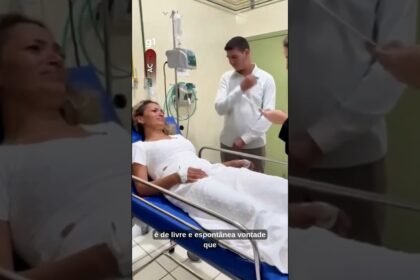 Noiva passa mal, é levada para hospital e se casa em sala de emergência no Acre